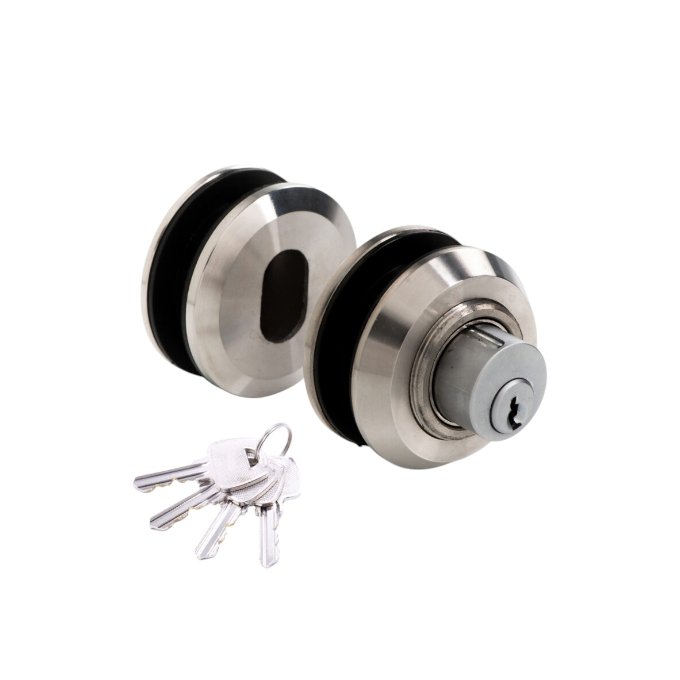 Glass Door Lock with Handle